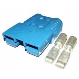 Flat charging connector forklift 160a 48v