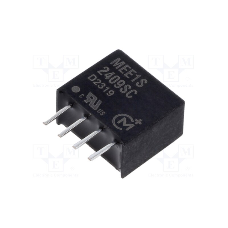1 pcs x Murata Power Solutions - MEE1S2409SC - Converter: DC/DC, 1W, Uin: 21.6÷26.4V, Uout: 9VDC, Iout: 111mA, SIP