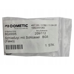 Lock 1 cylinder 2 keys fawo system 1 sk4 Dometic