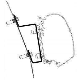 Wall awning adapter thule 5200 ford transit h3 l2 l3 l4 from 2014