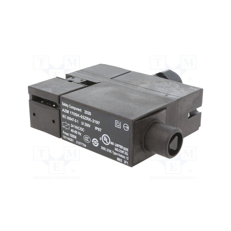 1 pcs x SCHMERSAL - AZM 170SK-02ZRK-2197 24VAC/DC - Safety switch: bolting, AZM 170, NC x2, IP67, Electr.connect: M20