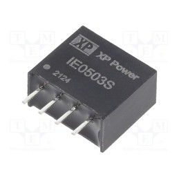 1 pcs x XP POWER - IE0503S - Converter: DC/DC, 1W, Uin: 5V, Uout: 3.3VDC, Iout: 300mA, SIP, 150kHz