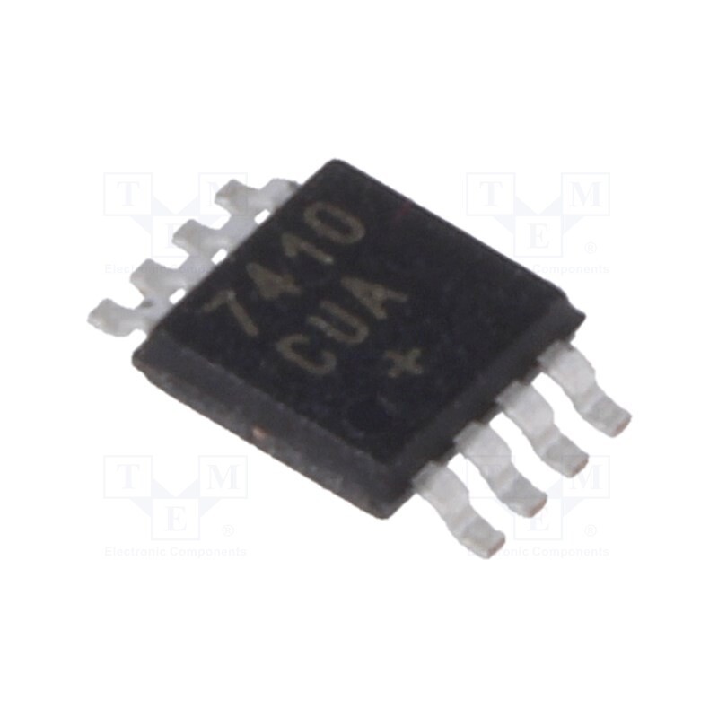 1 pcs x Analog Devices (MAXIM INTEGRATED) - MAX7410CUA+ - Filter: digital, switched capacitor, Butterworth,lowpass, uMAX8