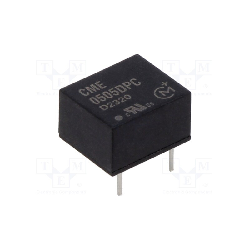 1 pcs x Murata Power Solutions - CME0505DPC - Converter: DC/DC, 0.75W, Uin: 4.5÷5.5V, Uout: 5VDC, Iout: 150mA, DIP