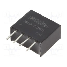1 pcs x AIMTEC - AM1SR-0509SJZ - Converter: DC/DC, 750mW, Uin: 4.75÷5.25V, Uout: 9VDC, Iout: 83mA
