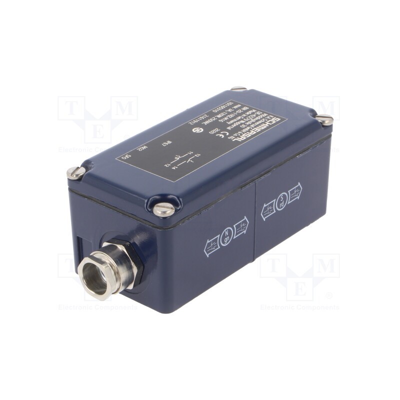 1 pcs x SCHMERSAL - BN 20-11RZ-M16 - Reed switch, Range: 5÷50mm, Pswitch: 120W, 52x47x104mm, -25÷90°C