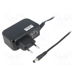 1 pcs x CELLEVIA POWER - CLW-2412-W2E-ER25 - Power supply: switched-mode, plug, 12VDC, 2A, 24W, Plug: EU, 86.8%