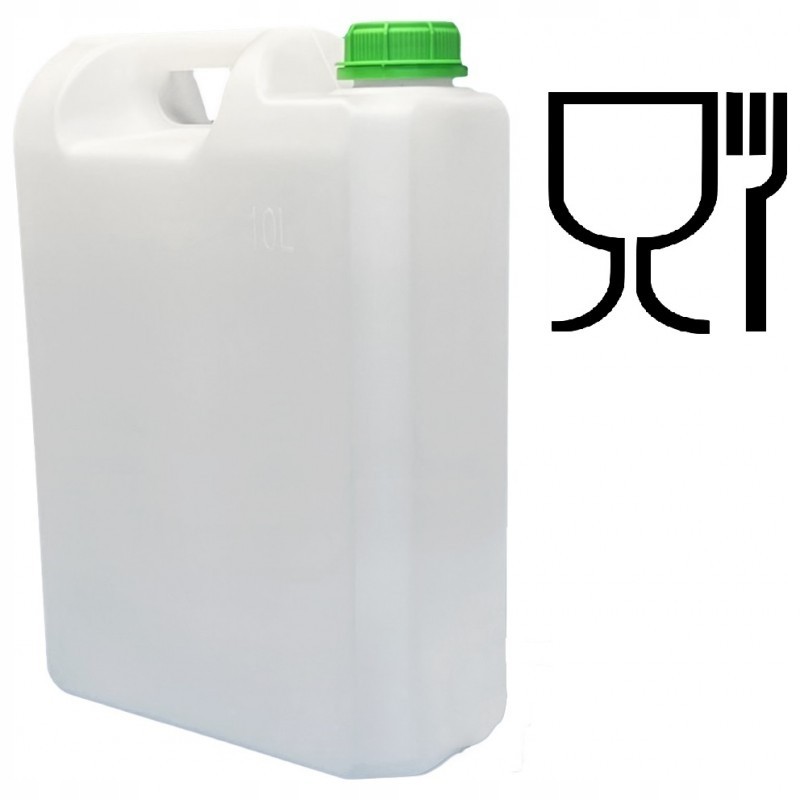 Canister container for water, liquids, drinks, 10l, certified