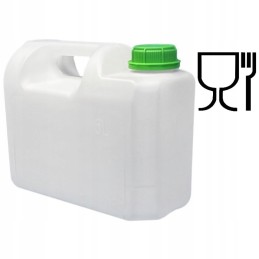 Canister container for water, liquids, drinks, 5 liters, certified