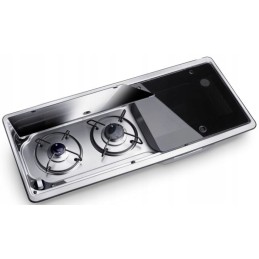 Camping stove with sink