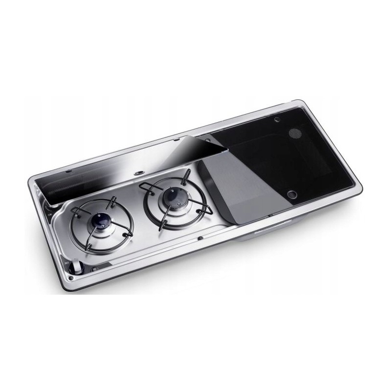 Camping stove with sink