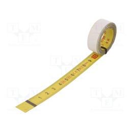 1 pcs x MEDID - 218 - Measuring tape, L: 2m, Width: 13mm, Enclos.mat: steel, measure