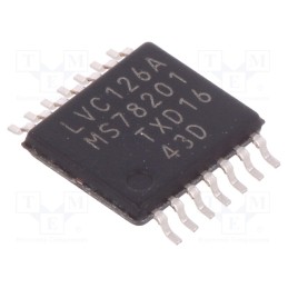 3 pcs x NEXPERIA - 74LVC126APW,112 - IC: digital, buffer,non-inverting,line driver, Ch: 4, CMOS,TTL