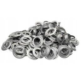 Eyelets for banner tarpaulins 25 mm, galvanized, 100 pcs