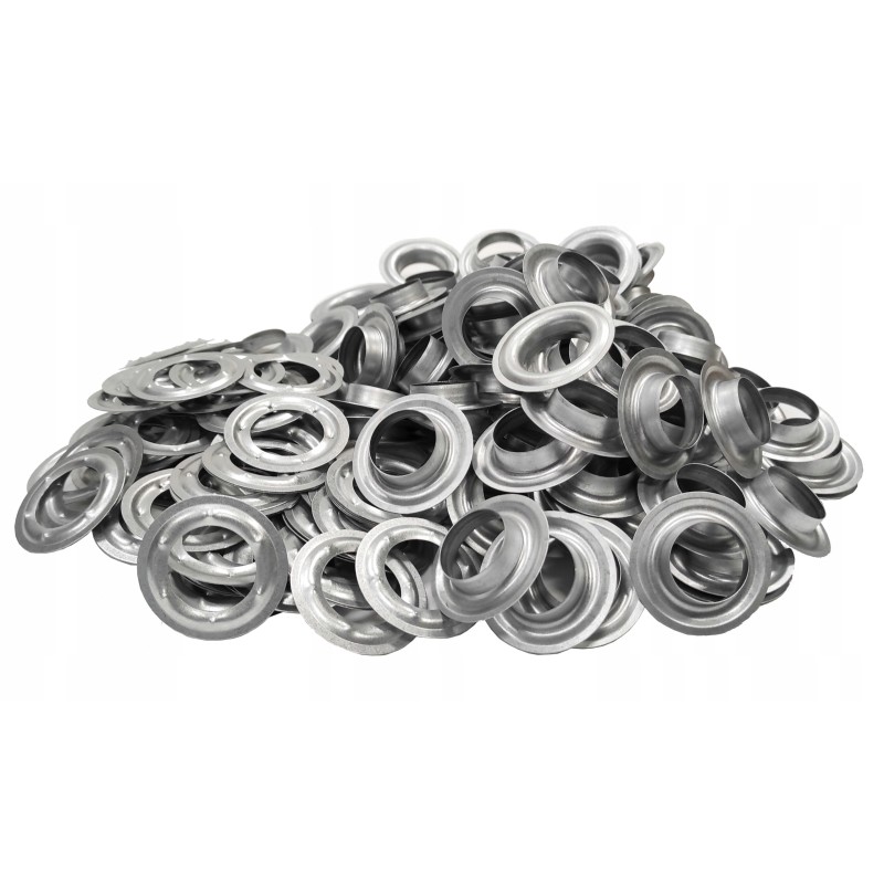 Eyelets for banner tarpaulins 25 mm, galvanized, 100 pcs