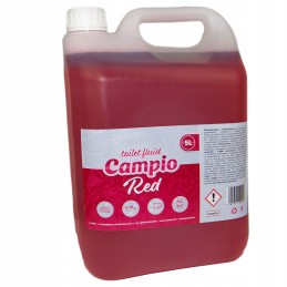 Fluid for tourist toilets for flushing red 5l