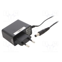1 pcs x POS - POSC12050A-CN - Power supply: switched-mode, plug, 12VDC, 0.5A, 6W, Plug: EU, 78.88%