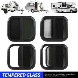 Sliding window for a caravan