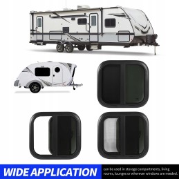 Sliding window for a caravan