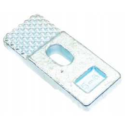 Steel trailer frame mounting bracket