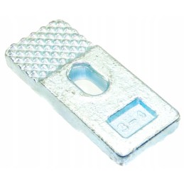 Steel trailer frame mounting bracket