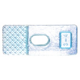 Steel trailer frame mounting bracket