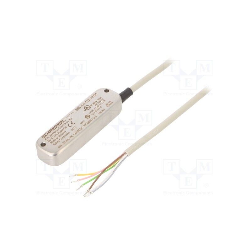 1 pcs x SCHMERSAL - BNS 40S-12Z 10,0M - Safety switch: magnetic, BNS 40S, NC x2 + NO, IP69K, -25÷80°C