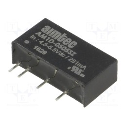 1 pcs x AIMTEC - AM1D-0505SZ - Converter: DC/DC, 1W, Uin: 4.5÷5.5V, Uout: 5VDC, Iout: 200mA, SIP7