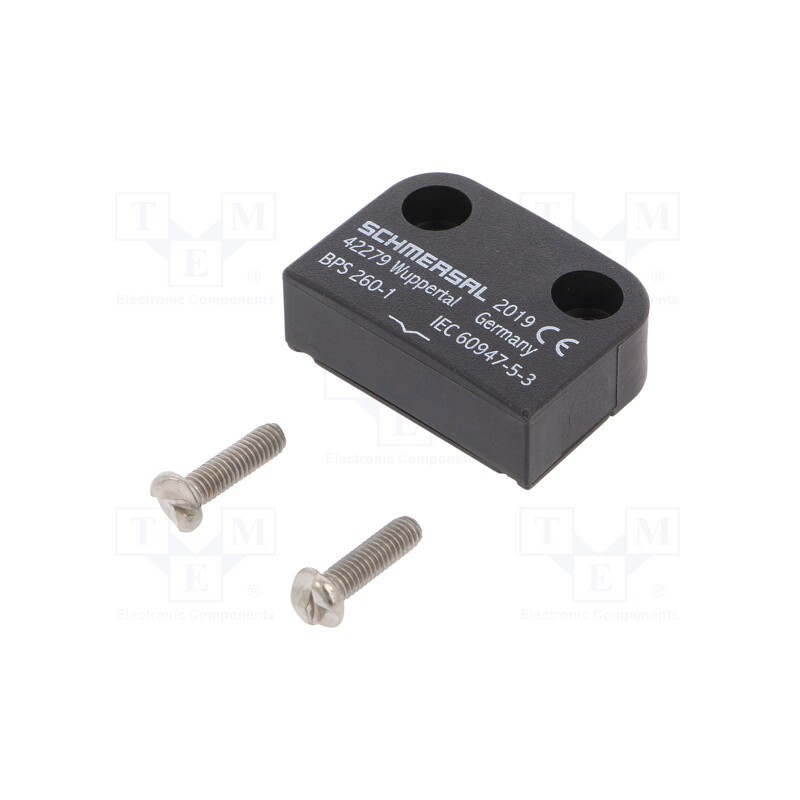 1 pcs x SCHMERSAL - BPS 260-1 - Magnet, IP67, -25÷70°C, 26x36x13mm