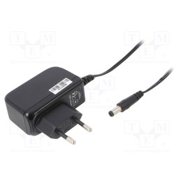 1 pcs x CELLEVIA POWER - CLW-1309-W2E-ER - Power supply: switched-mode, plug, 9VDC, 1.4A, 13W, Plug: EU, 81.6%