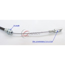 Handbrake cable short BalknaCar DV1733