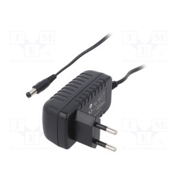 1 pcs x POS - POSB09100A - Power supply: switched-mode, plug, 9VDC, 1A, 9W, Plug: EU, 80.36%