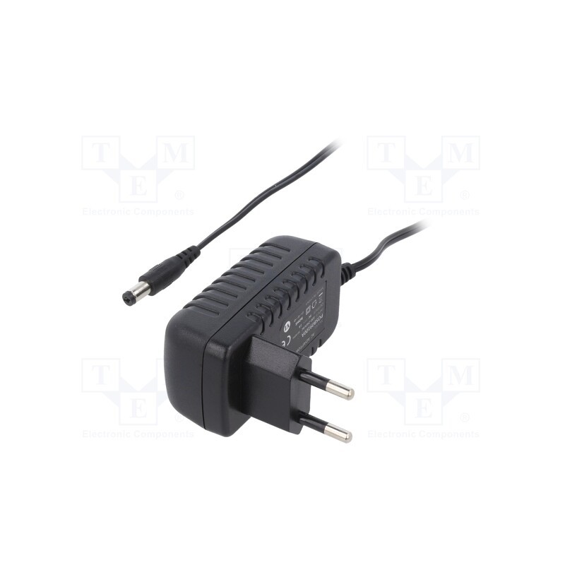 1 pcs x POS - POSB09100A - Power supply: switched-mode, plug, 9VDC, 1A, 9W, Plug: EU, 80.36%