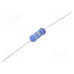 10 pcs x TE Connectivity - 4-1625890-0 - Resistor: metal oxide, 2.7Ω, 2W, ±5%, Ø5x12mm, -55÷155°C
