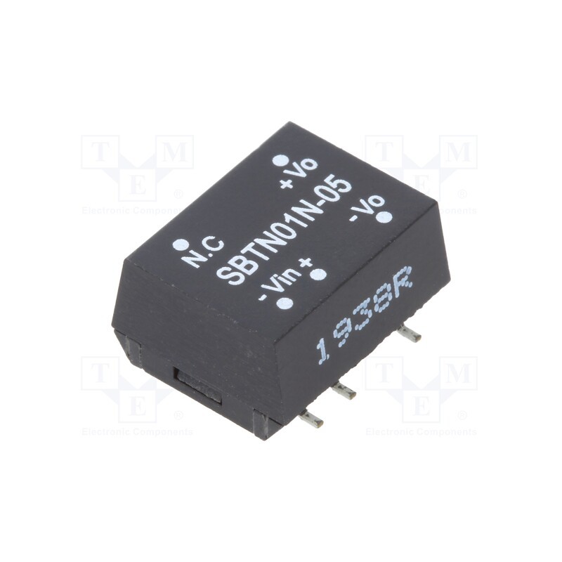 1 pcs x MEAN WELL - SBTN01N-05 - Converter: DC/DC, 1W, Uin: 21.6÷26.4V, Uout: 5VDC, Iout: 20÷200mA