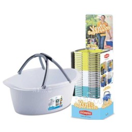 Bucket, laundry bowl, stefanplast, 25 l, mix color