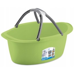 Bucket, laundry bowl, stefanplast, 25 l, mix color