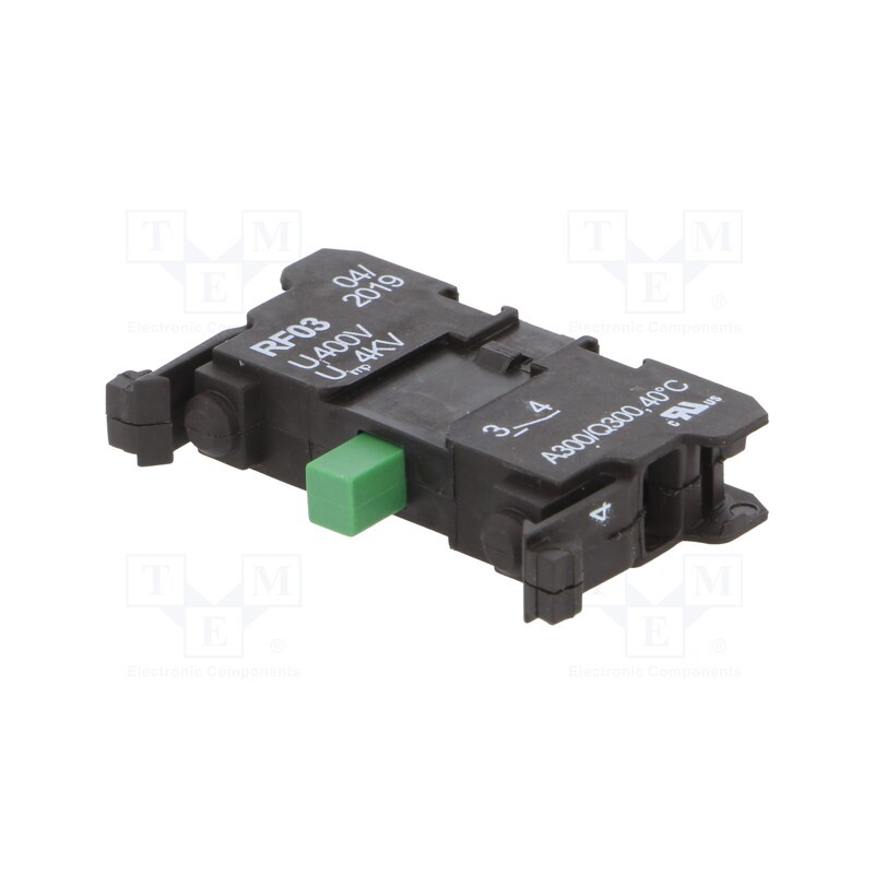 1 pcs x SCHMERSAL - RF03 - Contact block, RF, NO, IP20, -25÷75°C, Leads: screw terminals