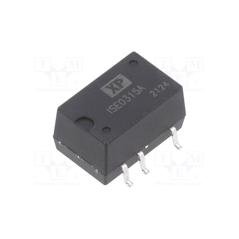 1 pcs x XP POWER - ISE0315A - Converter: DC/DC, 1W, Uin: 2.97÷3.63V, Uout: 15VDC, Iout: 67mA, SMD