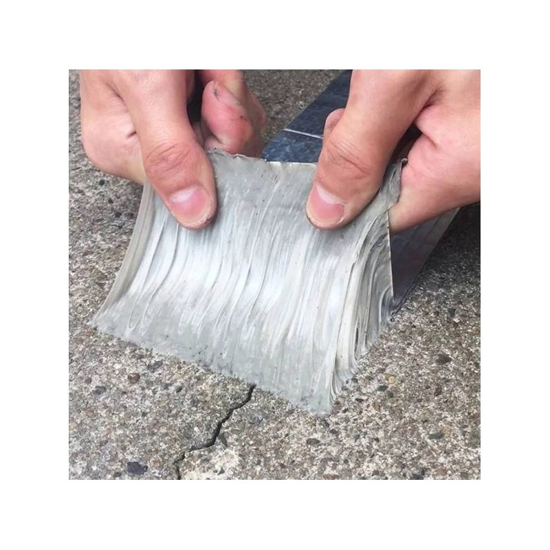 Strong butyl repair adhesive tape that seals under water and is waterproof
