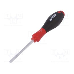 1 pcs x WIHA - 26193 - Screwdriver, hex key, HEX 5mm, SoftFinish®, Blade length: 75mm