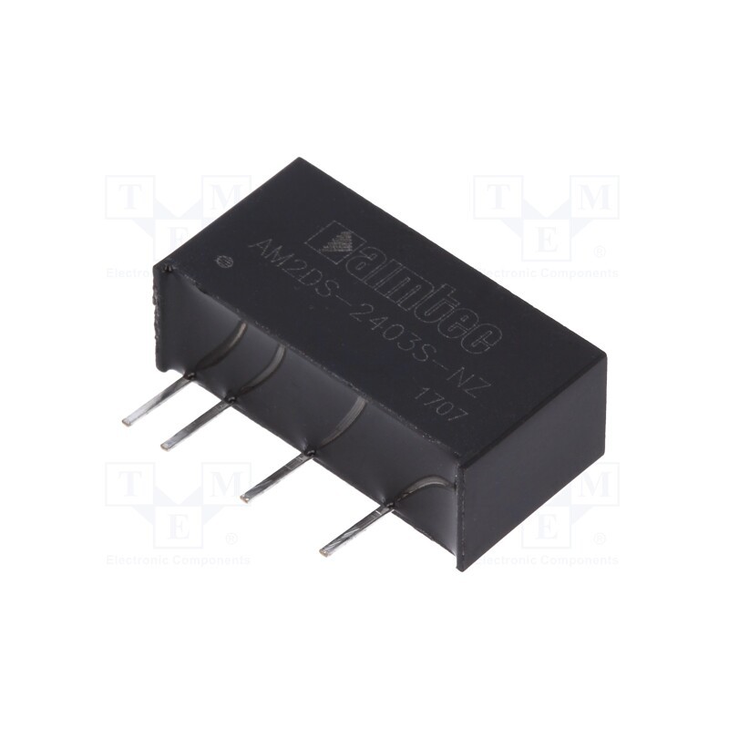 1 pcs x AIMTEC - AM2DS-2403S-NZ - Converter: DC/DC, 2W, Uin: 21.6÷26.4V, Uout: 3.3VDC, Iout: 400mA