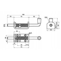 Side lock, side lock, spring holder, door lock