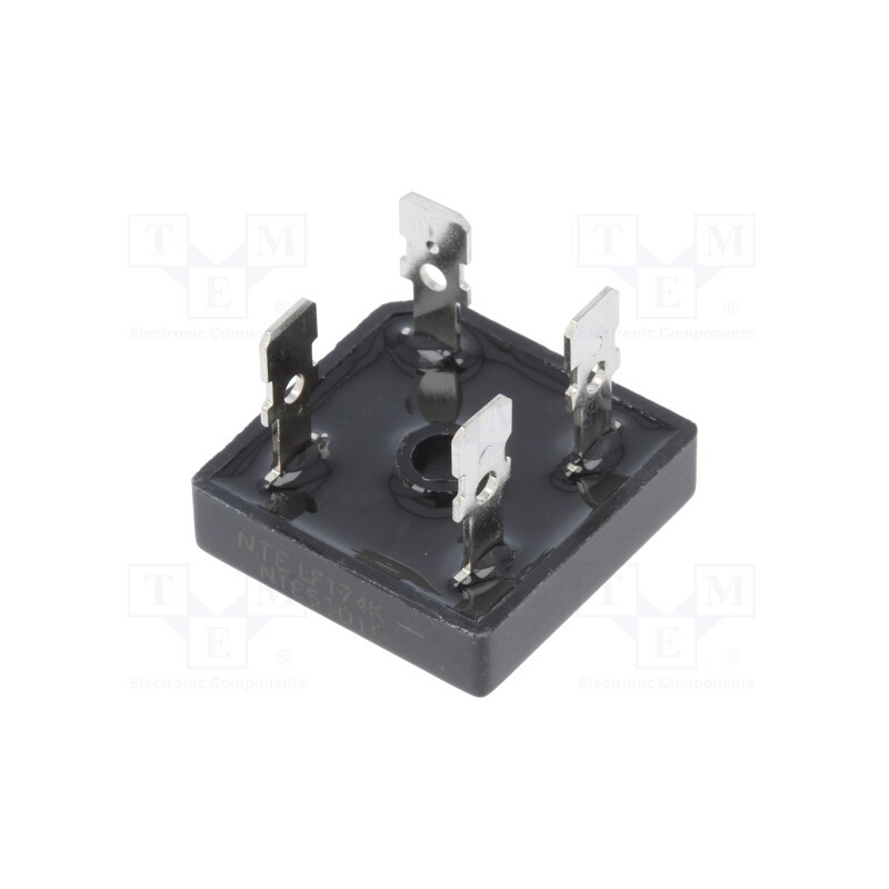 1 pcs x NTE Electronics - NTE53016 - Bridge rectifier: single-phase, Urmax: 200V, If: 50A, Ifsm: 450A