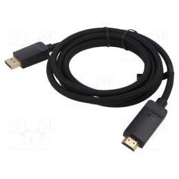 1 pcs x VENTION - HCCBH - Cable, DisplayPort 1.4, DisplayPort plug,both sides, PVC, Len: 2m