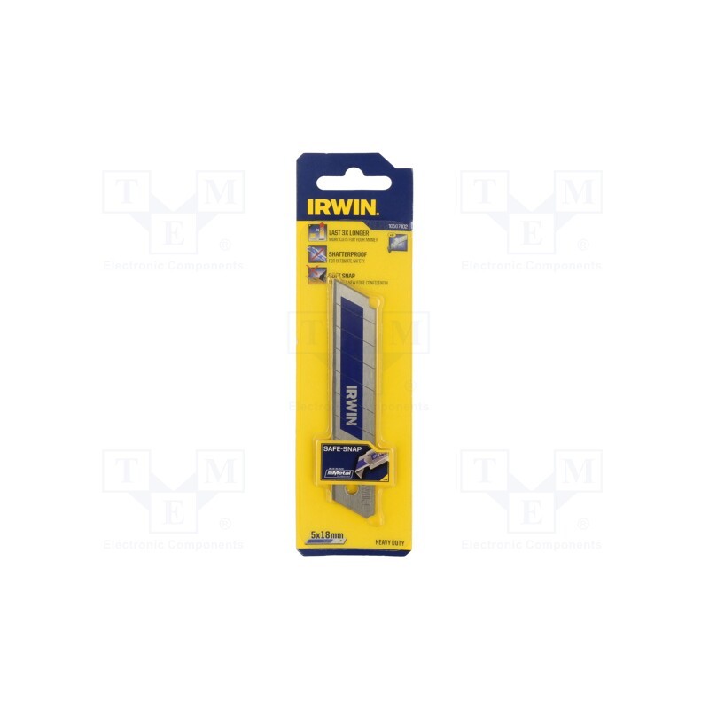1 pcg x IRWIN - 10507102 - Blade, 18mm, 5pcs.