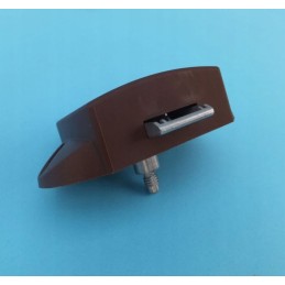 furniture lock pressed into a boat camper trailer