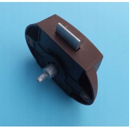 furniture lock pressed into a boat camper trailer