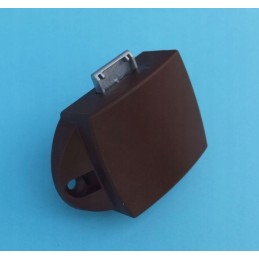 Push-in lock for caravan cabinet f