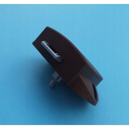 Push-in lock for caravan cabinet f